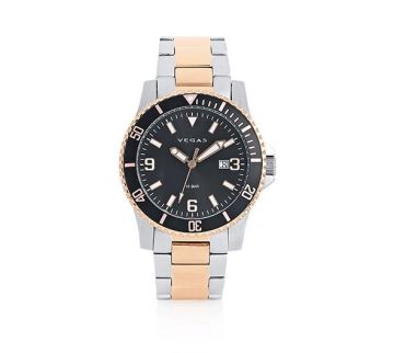 Edle Herrenuhr Bicolor